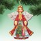 G.DeBrekht 8154103 18 x 24 in. Christmas Tree Angel Wooden Ornament Set of 2